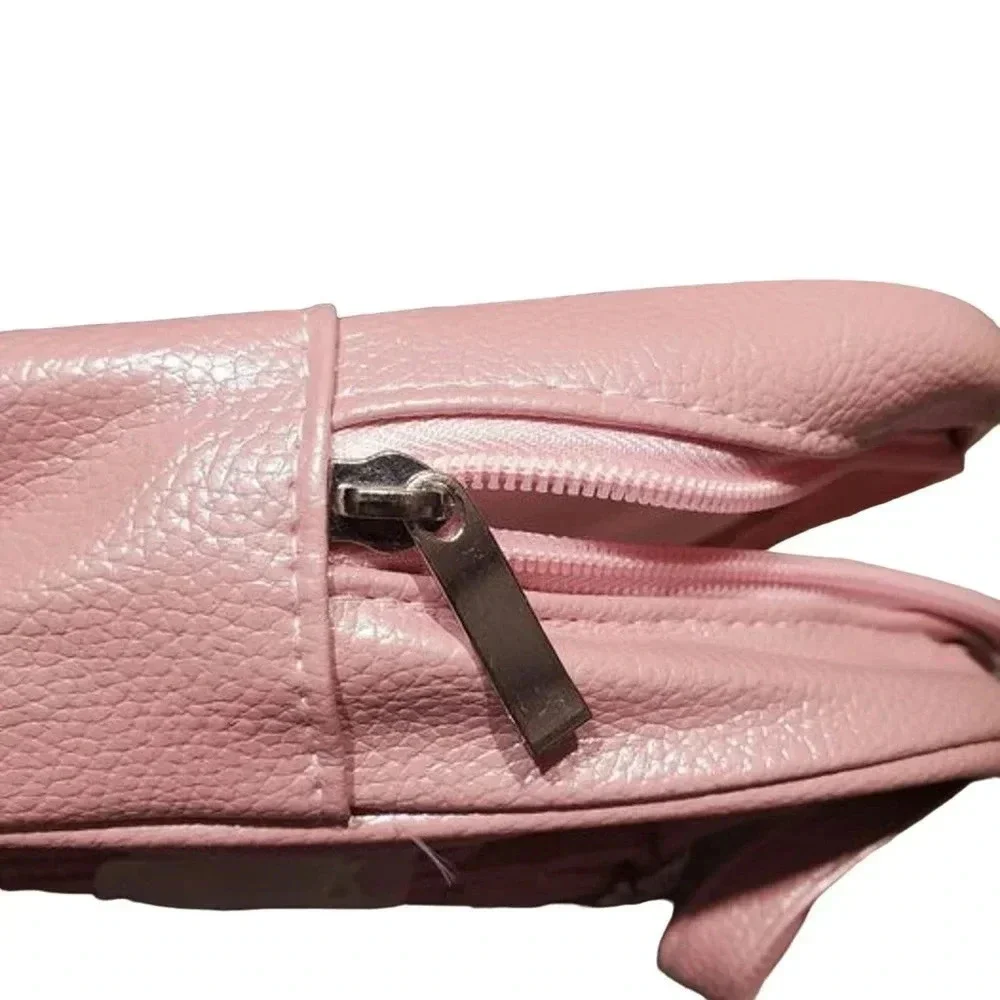 Pink Sparkle Mini BackPack, Kids Faux Leather Sensory Mini Girls Backpack